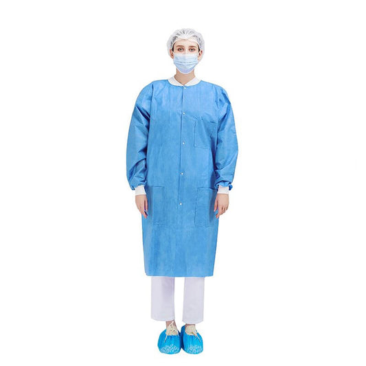 Lab gown non wovwn